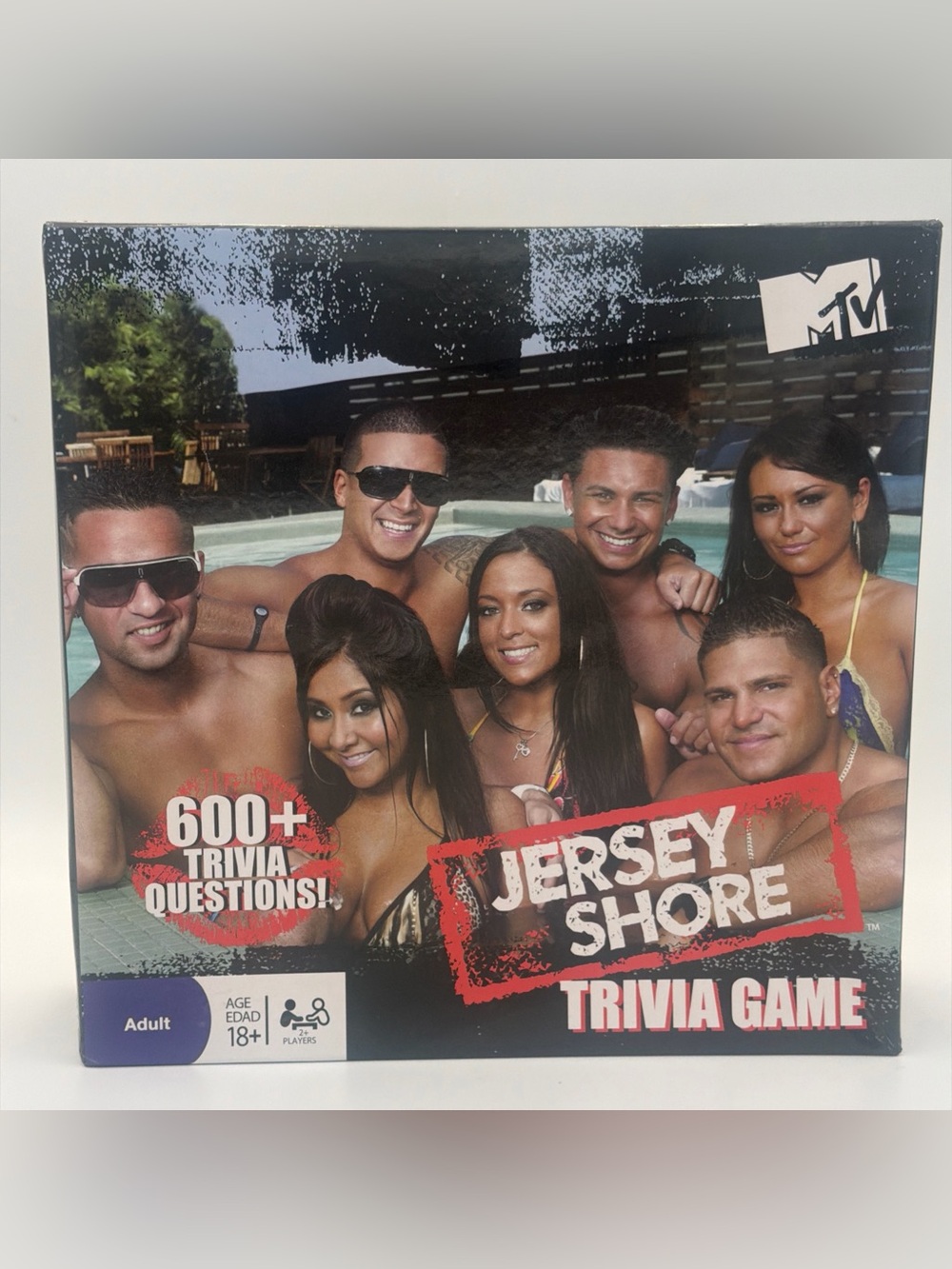 MTV Jersey Shore Trivia Board Game By Cardinal Adult 600+ Questions